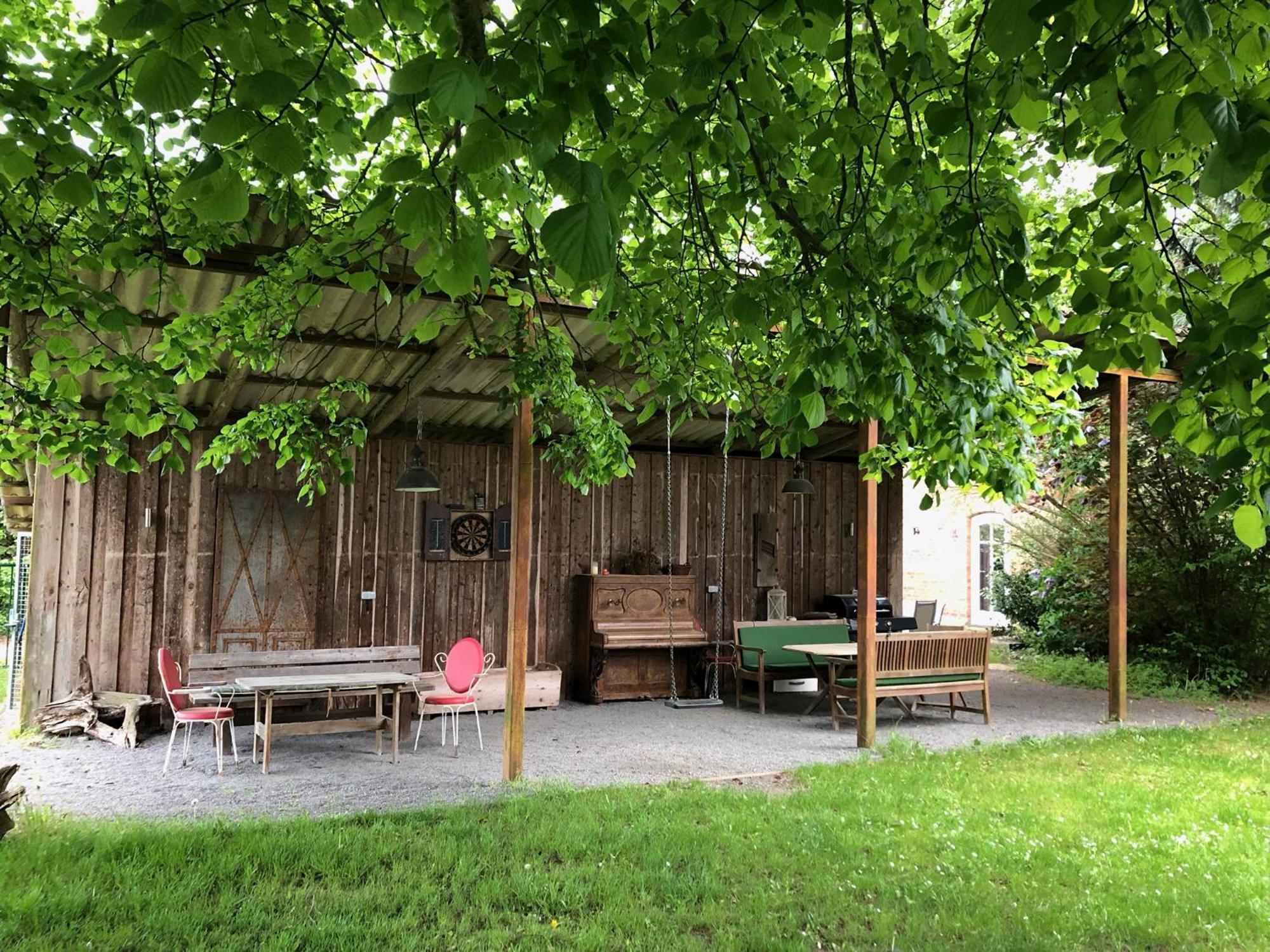 Romantische Ferienwohnung Unter Den Linden Buchholz  Esterno foto